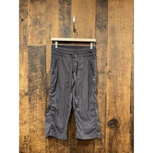 Lululemon Dance Studio Crops Grey Size 6 EUC